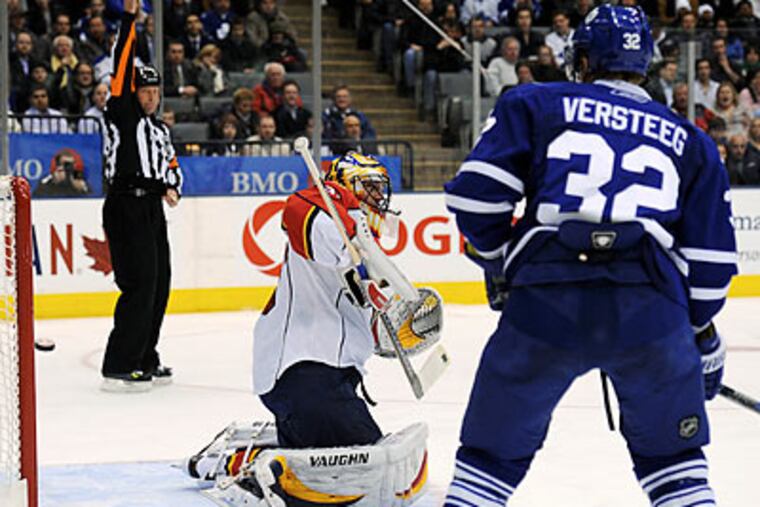 The Flyers acquired Kris Versteeg from Toronto for first- and third-round draft picks. (Nathan Denette/Canadian Press/AP)