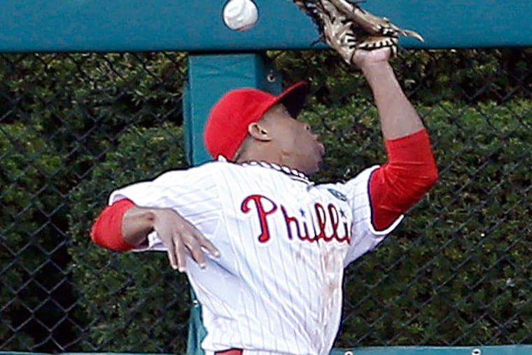 Phillies center fielder Ben Revere. (Yong Kim/Staff Photographer)