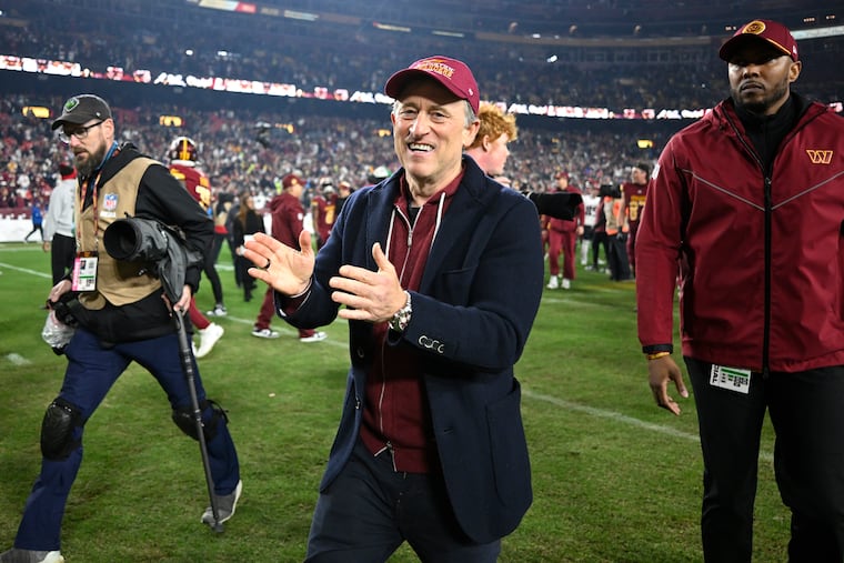 Josh Harris owns the Commanders and Sixers. Awkward.