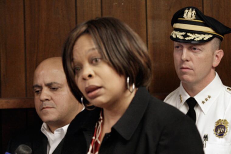 Camden Mayor Dana Redd has proposed an austere $138.8 million budget, mostly using state funds. (Elizabeth Robertson / Staff Photographer)