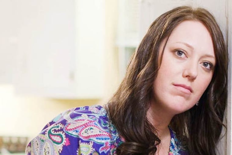 Katrina Gilbert, the subject of Maria Shriver’s HBO documentary “Paycheck to Paycheck,” at home with her children.