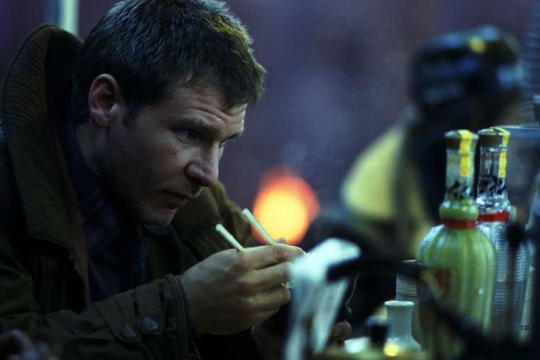 "Blade Runner," starring Harrison Ford, Ridley Scott's 1982 sci-fi noir adapted from Philip K. Dick's "Do Androids Dream of Electric Sheep?"