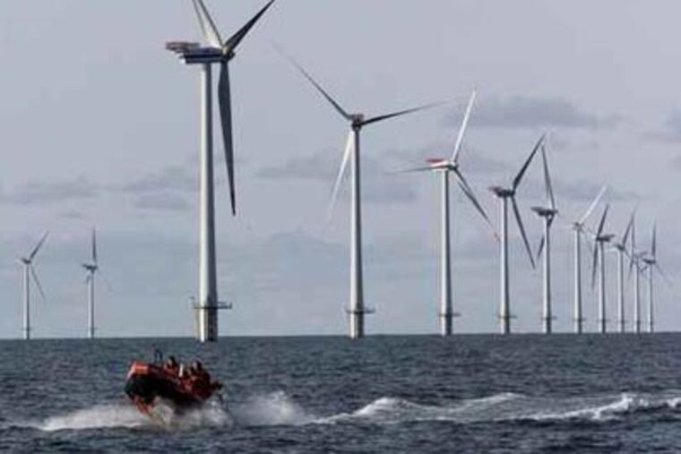 File photo of a Danish wind farm. Is this in store for New Jersey?