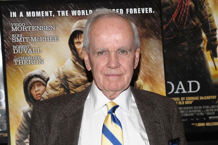 Author Cormac McCarthy attends the premiere of 'The Road' on Monday, Nov. 16, 2009 in New York.