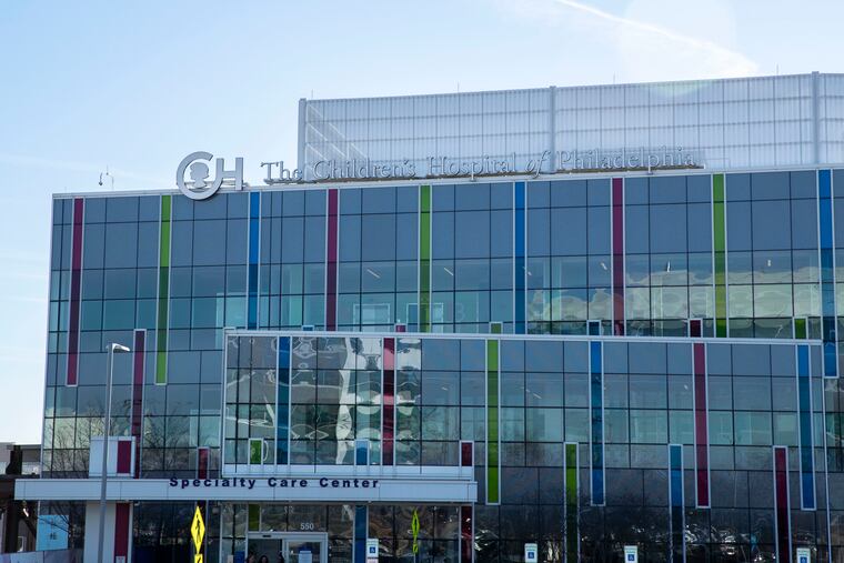 The exterior of the Childrens Hospital of Philadelphia, King of Prussia campus.