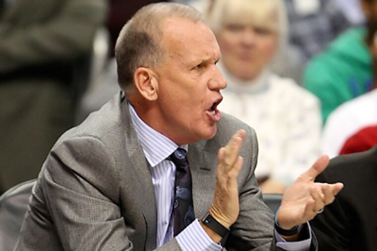 "Whoever made the schedule didn't do us any favors," Sixers coach Doug Collins said. (Steven M. Falk / Staff Photographer)