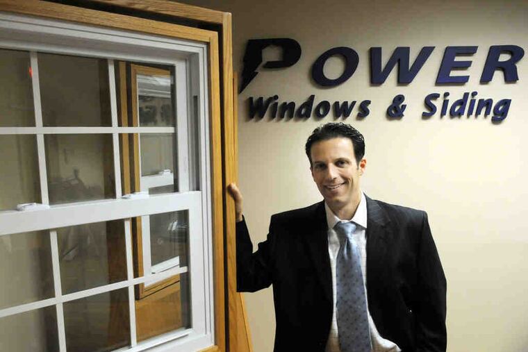 Jeff Kaliner and his cousin Adam run Power Windows & Siding, which is moving from Brookhaven to Chester, with the help of federal tax breaks.