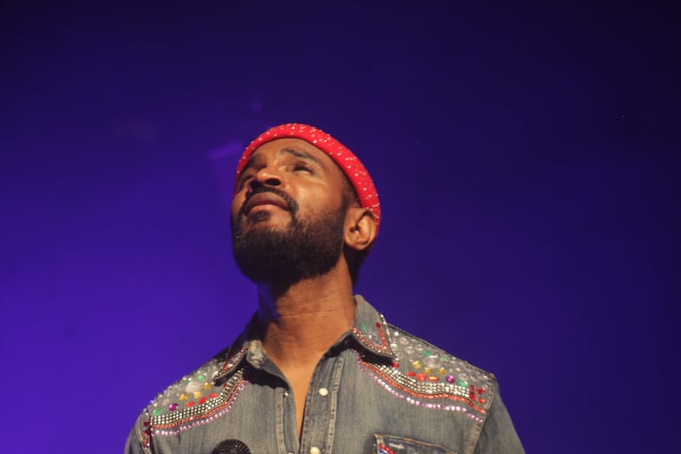 Chae Stephen as Marvin Gaye in "Pride and Joy."