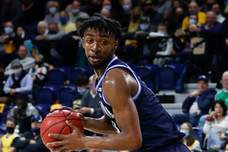 Villanova forward Trey Patterson, pictured in 2021, intends to hit the transfer portal in search of a fresh start.