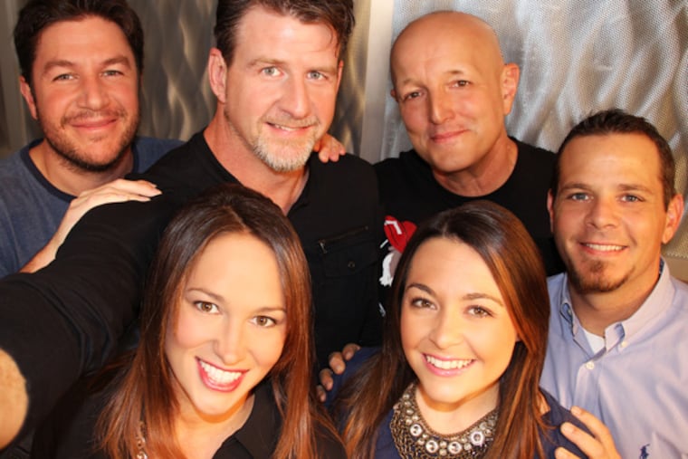 The cast of the "Preston & Steve Show" on WMMR. (Image courtesy of WMMR)