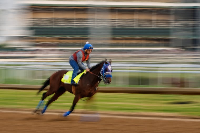 Kentucky Derby entrant So Happy works out at Churchill Downs on Monday. As of Wednesday morning, So Happy was a 6-1 pick.