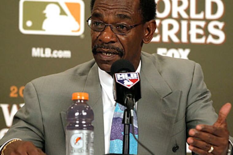 Ron Washington was recorded making a profanity-laden speech before Game 7 of the World Series. (Jeff Roberson/AP file photo)