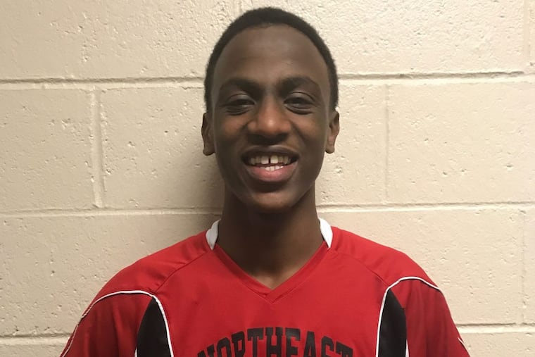 Northeast soccer player Mohamed Khalafala earned first-team all-Public League Independence Division honors.