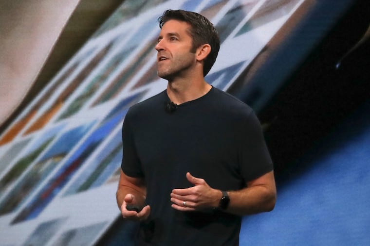 John Ternus, then Apple's vice president of Hardware Engineering, discusses the latest development for the iPad Pro during an event in 2018.