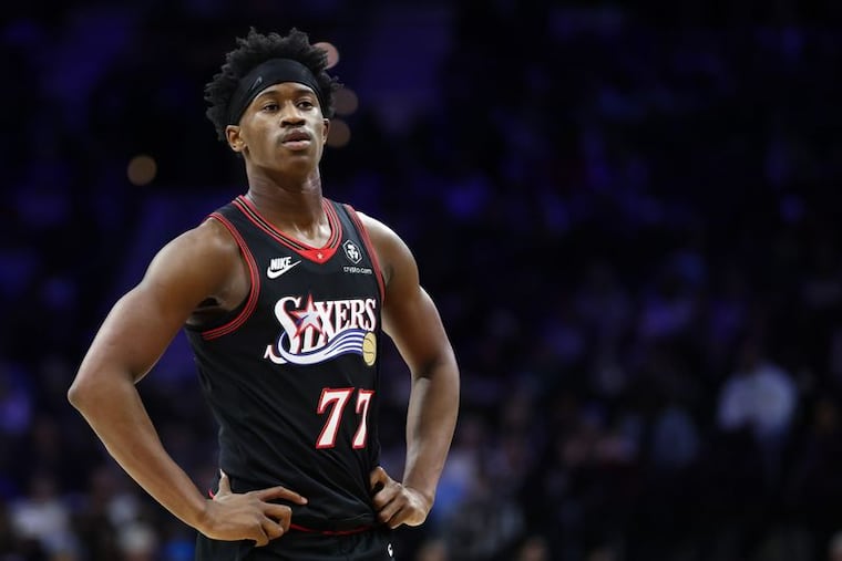 Sixers rookie VJ Edgecombe has shown a lot of patience this season while remaining aggressive.