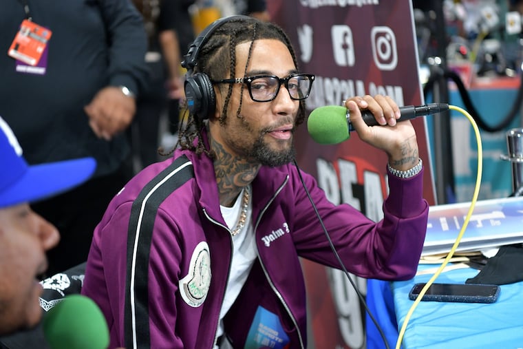 PnB Rock, shown at the BET Awards Radio Broadcast Center at Microsoft Theater in Los Angeles on June 22, 2019.
