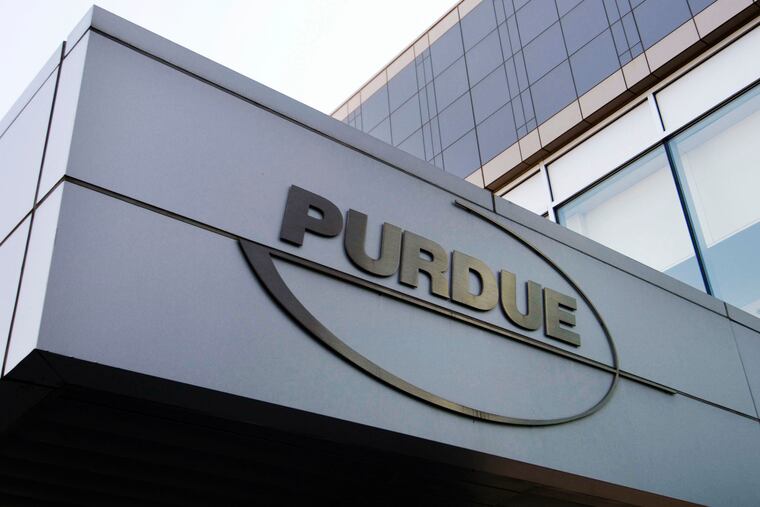 Purdue Pharma's offices in Stamford, Conn.