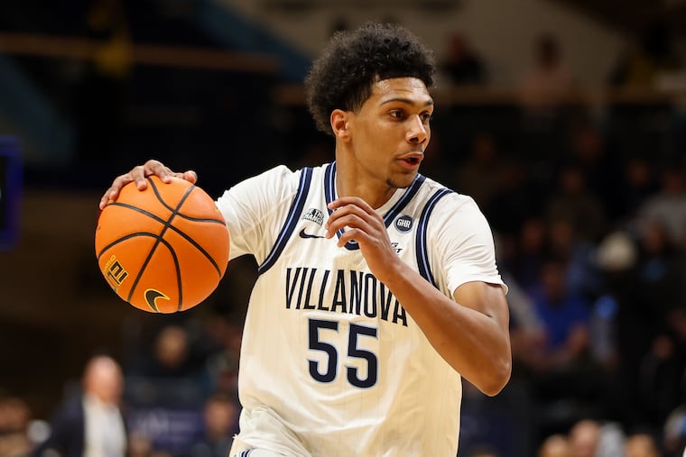 Villanova freshman guard Acaden Lewis finished with 12 points, eight assists, and no turnovers.