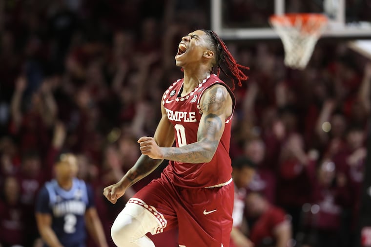 Temple's Khalif Battle led all scorers with 18 points off the bench in the Owls' win against East Carolina in the conference opener.