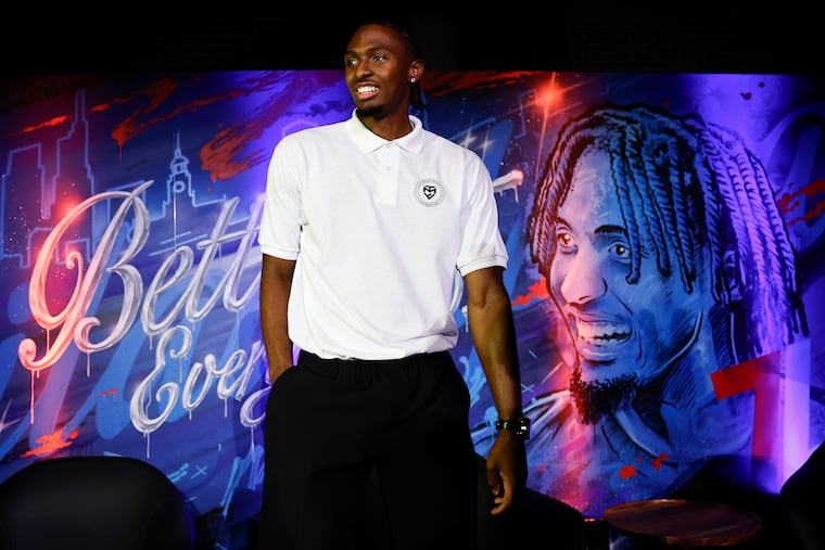 Sixers guard Tyrese Maxey has established himself as a vocal leader.