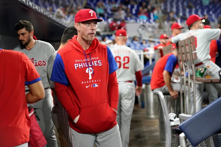 Rhys Hoskins' absence isn’t expected to last more than a few days.