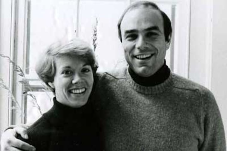Midge and Ed Rendell as a young married couple. The two announced yesterday that they were separating after 40 years of marriage. (File)