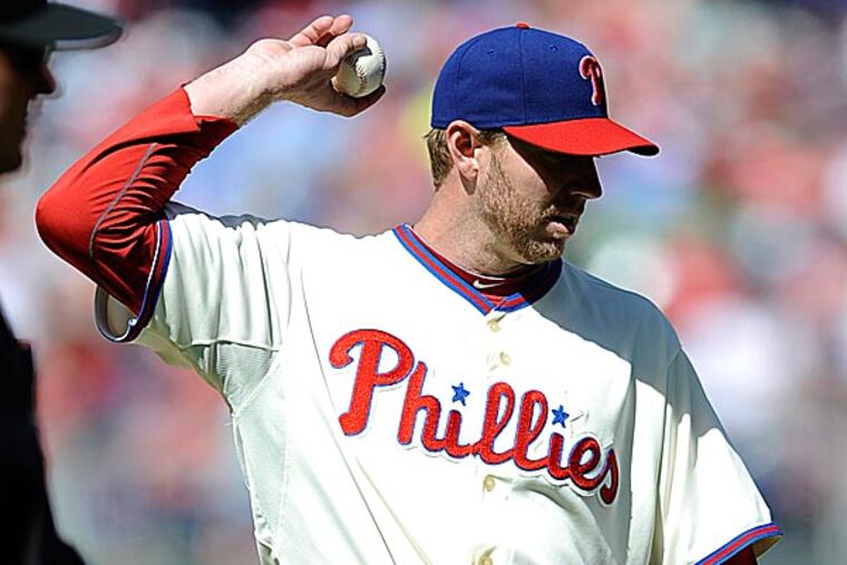 Roy Halladay should learn more about the right shoulder inflammation that landed him on the disabled list. (Michael Perez/AP)