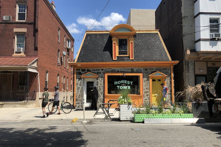 Honest Tom's vegan taco shop occupies a former carriage house at 261 S. 44th St. in West Philadelphia.