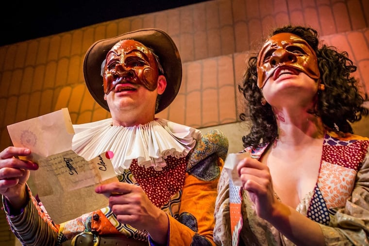 Hedgerow's "The Servant of Two Masters," set in 18th-century Venice, stars Jared Reed and Sarah Knittel.