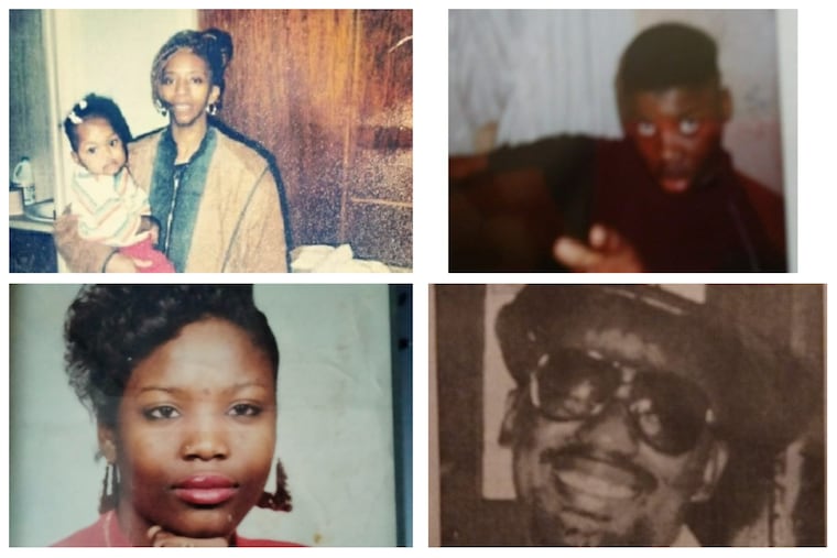Four people were killed by Ivory King at a crowded Memorial Day party in 1998 (clockwise, from left): Jackie Wilson, SaPhil Taylor, Anthony Jackson, and Milika Brinson.