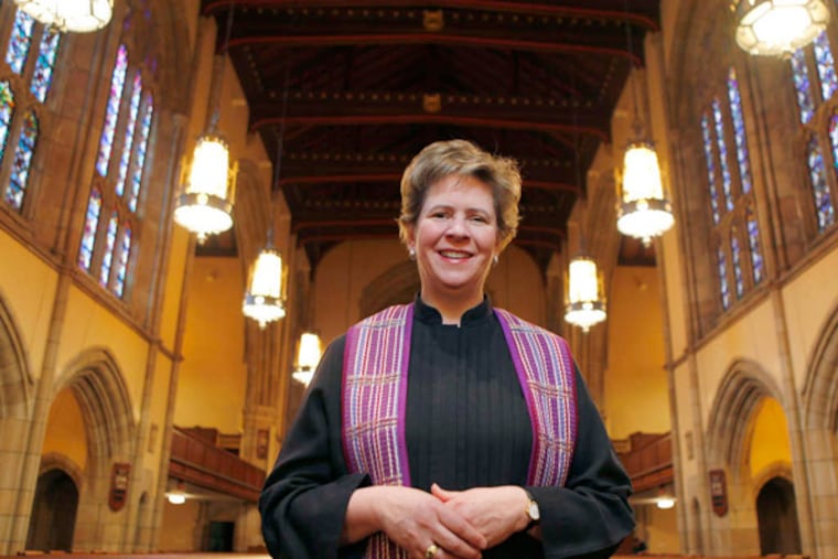 New pastor of Bryn Mawr Presbyterian, the Rev. Dr. Agnes W. Norfleet. "We were just looking for a good pastor," said the head of the nominating committee. (Michael S. Wirtz / Staff Photographer)