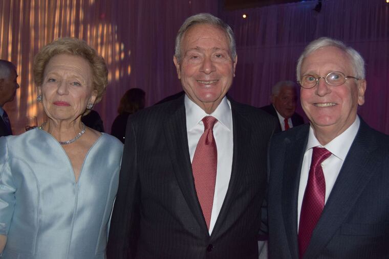 Madlyn and Leonard Abramson with Dr. John Glick at the Abramson Cancer Center's Philly Fights Cancer Round 2.