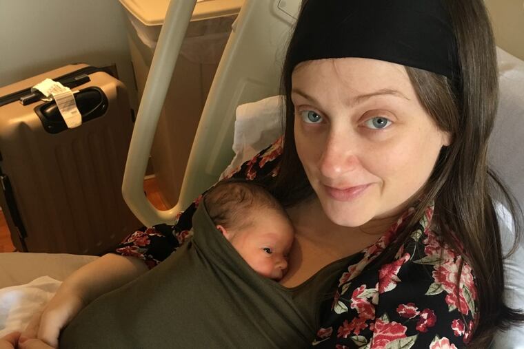 Jillian Bauer-Reese with her daughter, Teddy.