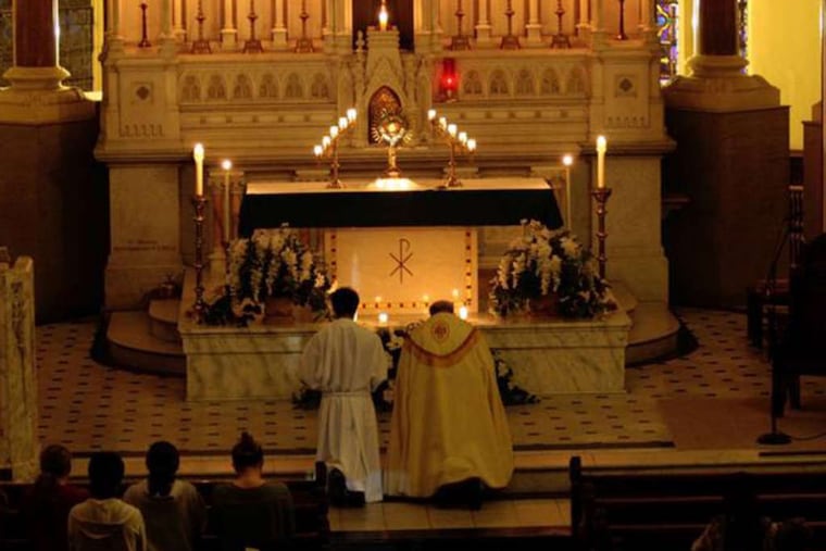 Ss. Agatha and James Parish in University City, a place that could also be considered an institute of higher learning.