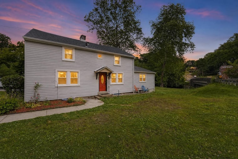 Exterior of the Springfield, Delaware County, home.