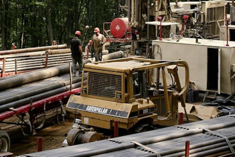 Modern technology has led to an increase in natural-gas drilling sites, including this one in Indiana, Pa. (Andrew Rush/AP)