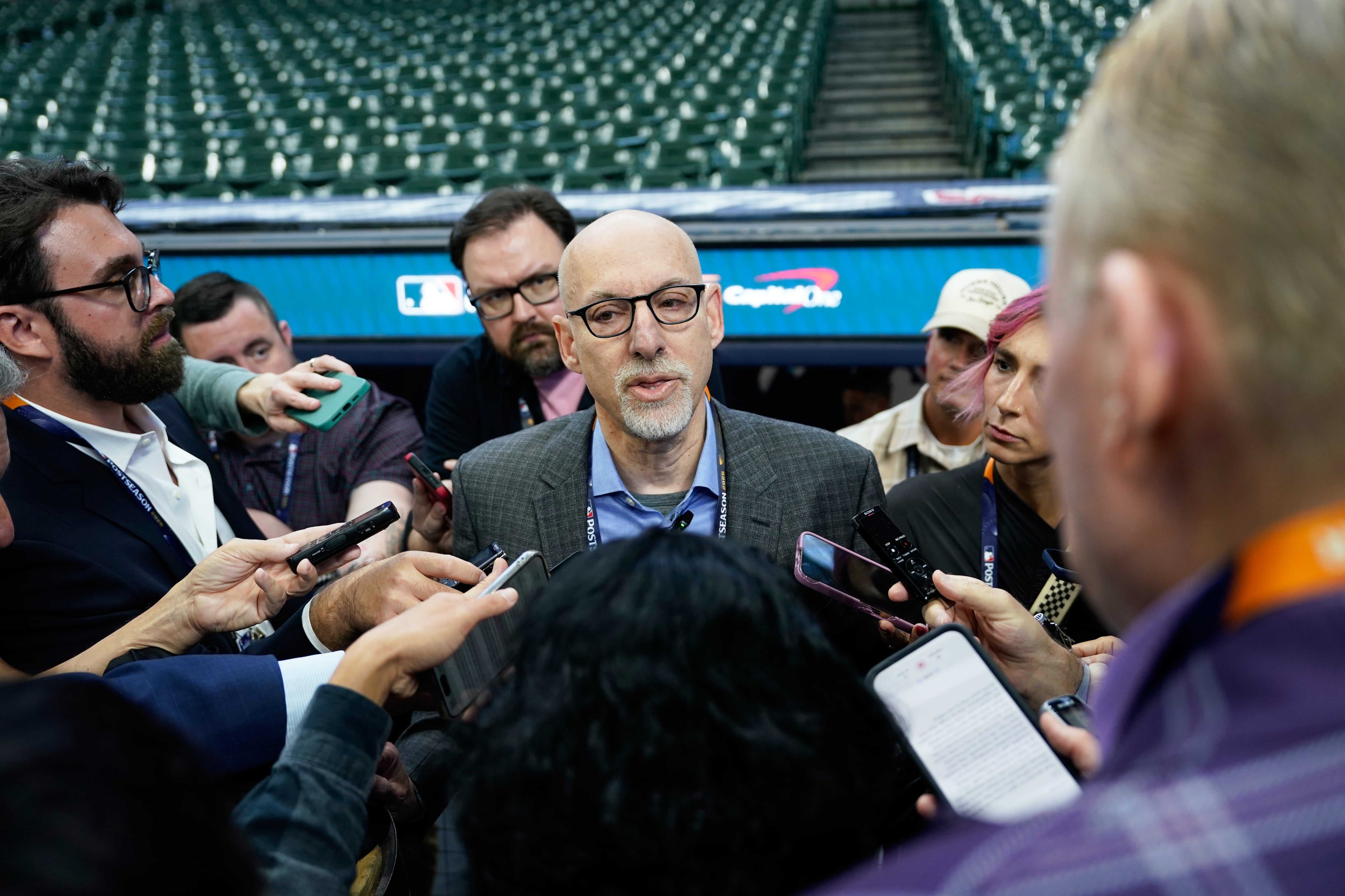 Baseball union rejects owners' salary cap proposal as World Series begins