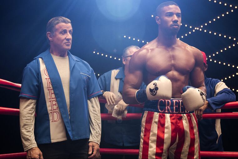 Sylvester Stallone stars as Rocky Balboa and Michael B. Jordan as Adonis Creed and in CREED II, a Metro Goldwyn Mayer Pictures and Warner Bros. Pictures film<br/>
Credit: