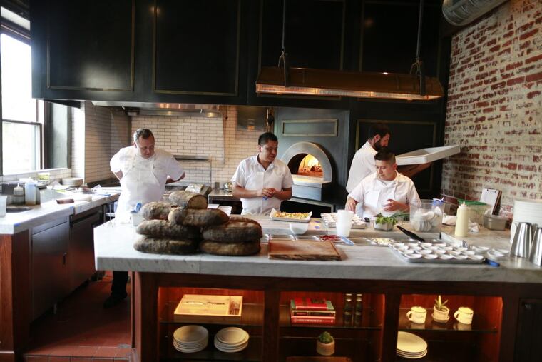 The kitchen at Wm. Mulherin's Sons.