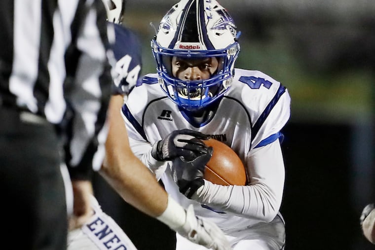 Williamstown's Chris Forman scored a touchdown in the fourth quarter.