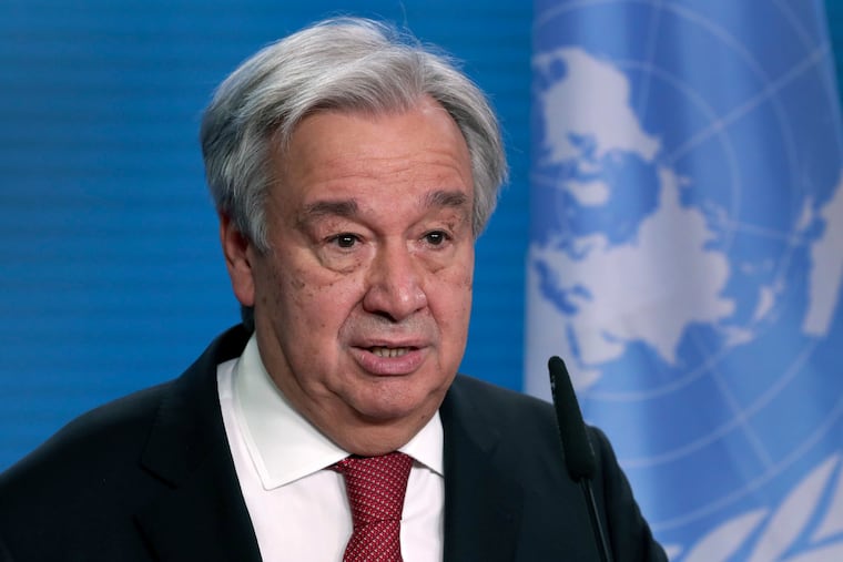 UN Secretary-General Antonio Guterres, shown in December.