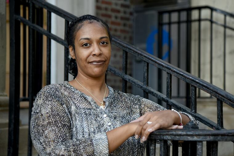 Tania Bond on Thursday, the day after a jury found former Philadelphia police officer Eric Ruch Jr. guilty of killing her husband, Dennis Plowden Jr.