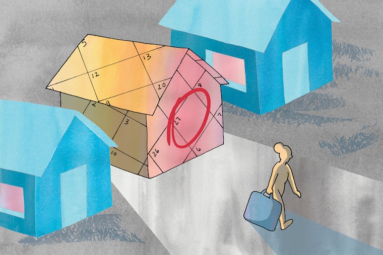 An eviction illustration for Spotlight PA