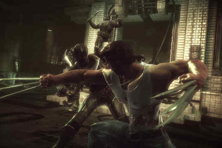 The quite good "Wolverine" game (above) and a so-so "Terminator Salvation" (right).