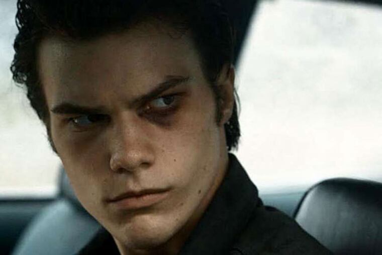 Nick Krause as the antihero Harlon Mackey, who grows up to become a Columbine-style killer in "White Rabbit." (Breaking Glass Pictures)