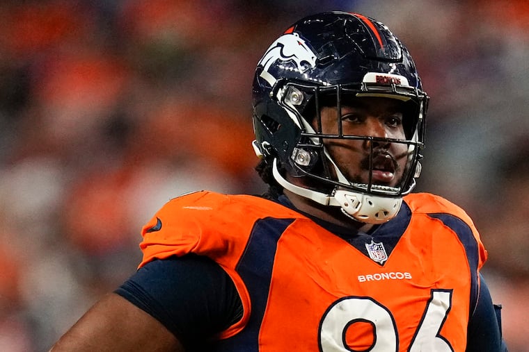 The NFL indefinitely suspended Eyioma Uwazurike of the Denver Broncos.