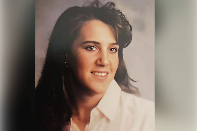 A high school yearbook photo of Megan Nieberle, a 53-year-old woman who was shot and killed in Berwyn in March.
