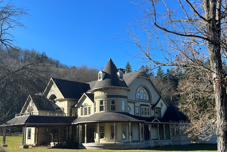 The list price for this eight-bedroom in Coudersport, Potter County is $600,000. Construction on the home stopped when members of the Rigas family were indicted, convicted, and sent to federal prison. It has never been occupied.