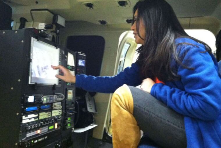 On a Tuesday broadcast, reporter Christine Maddela and her crew got more than they bargained for: some doggy porn.