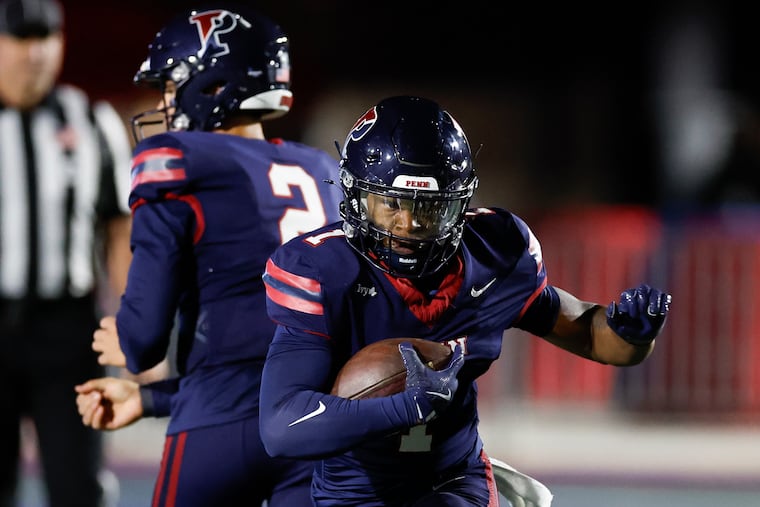 Penn running back Malachi Hosley rushed for 143 yards and eclipsed the 1,000-yard rushing mark for the season in the loss to Harvard.